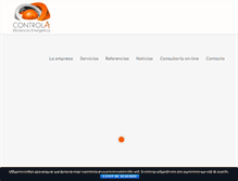 Tablet Screenshot of controlaenergia.com